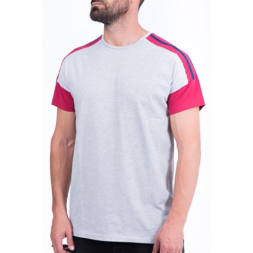 T-SHIRT ΓΚΡΙ 19MENSWEAR 1024