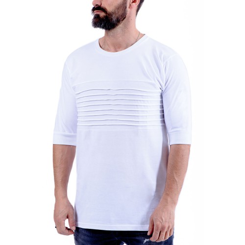 T-SHIRT ΛΕΥΚΟ 19MENSWEAR 1025