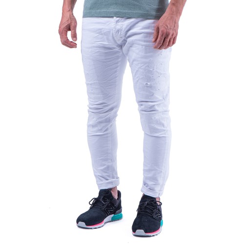 TZIN SEVEN DENIM SLIM ΛΕΥΚΟ  FERGUS-875
