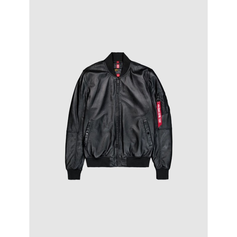 156141 03 MA-1 LEATHER JACKET