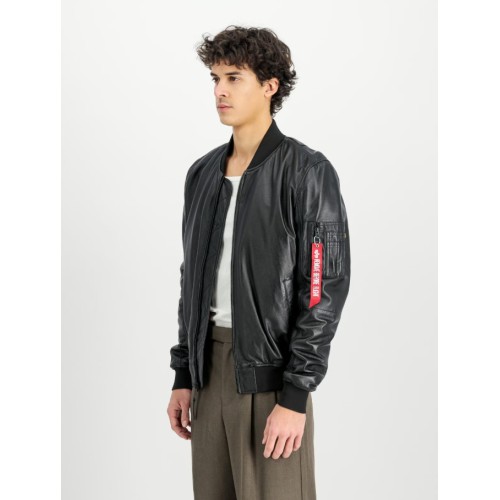 156141 03 MA-1 LEATHER JACKET