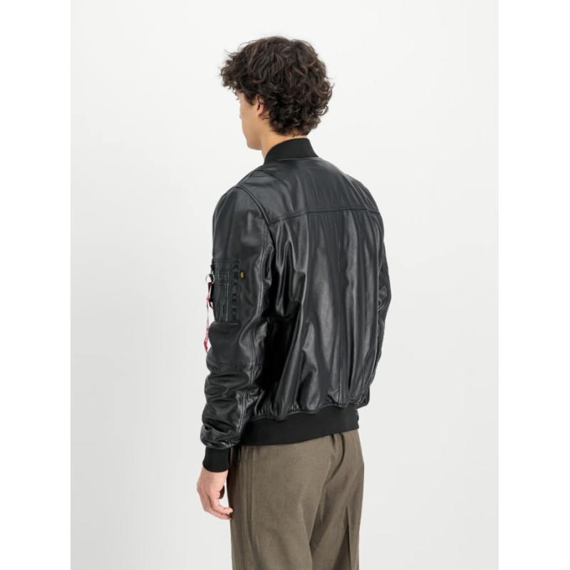 156141 03 MA-1 LEATHER JACKET