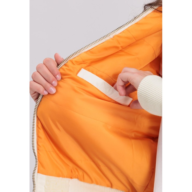 108006 16 ZIP HOOD TEDDY WMN