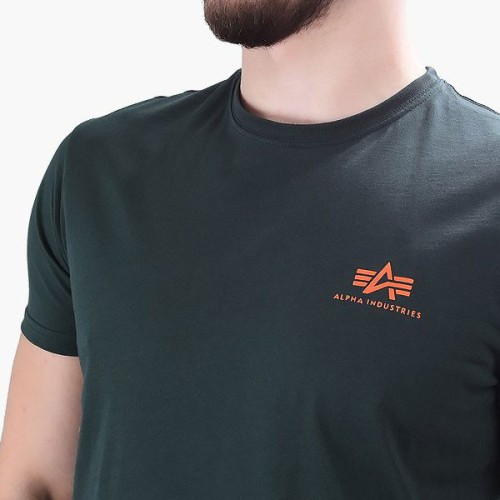 188505 353 BASIC SMALL LOGO   T- SHIRT ALPHA INDUSTRIES
