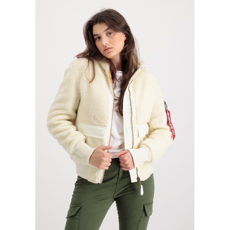 108006 16 ZIP HOOD TEDDY WMN
