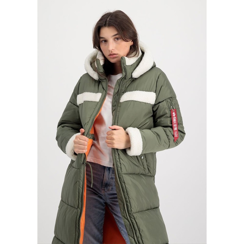 108007 01 PYFFER COAT ZH WMN GREEN