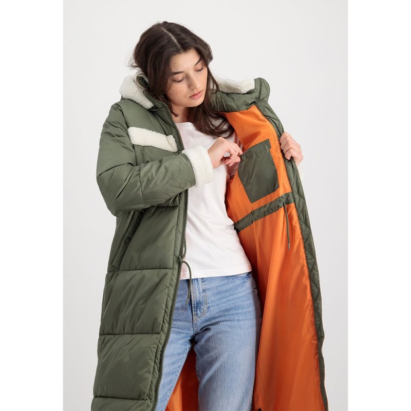 108007 01 PYFFER COAT ZH WMN GREEN