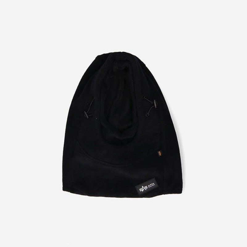 108902 03 ALPHA FLEECE HOOD BLACK