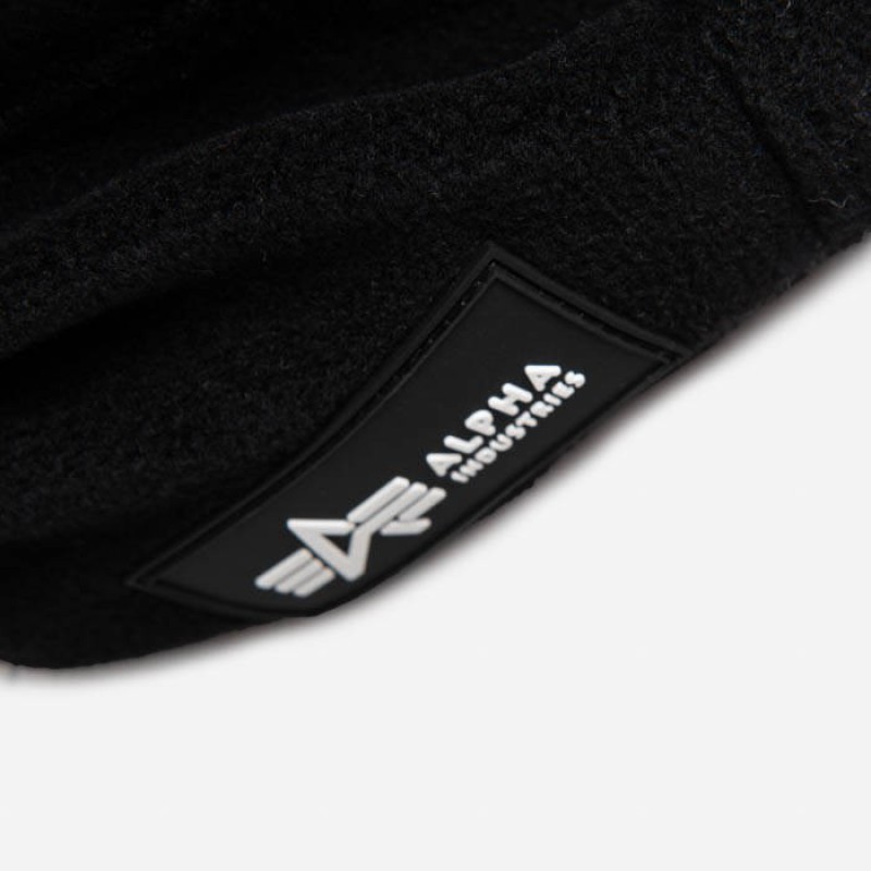 108902 03 ALPHA FLEECE HOOD BLACK