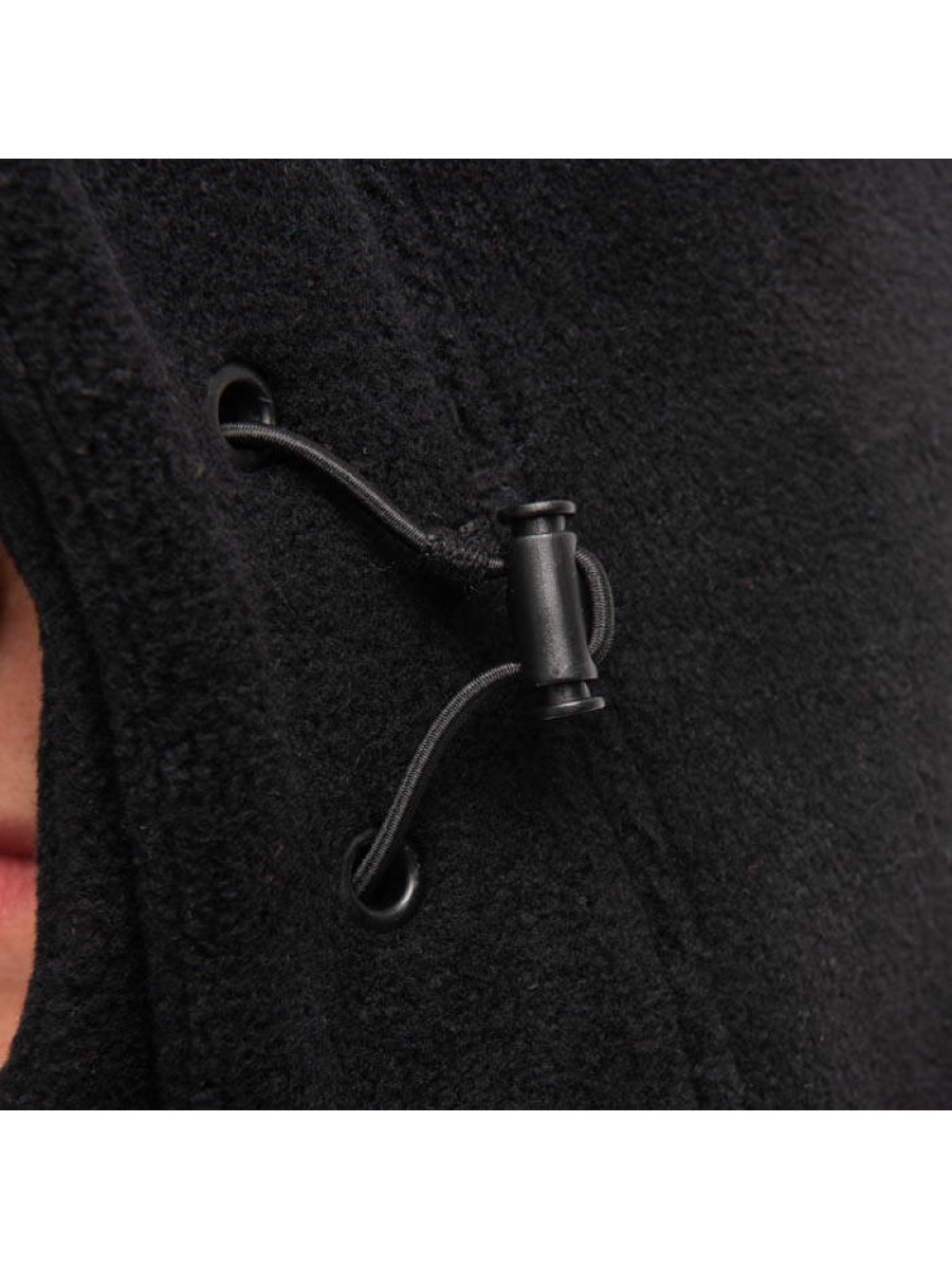 108902 03 ALPHA FLEECE HOOD BLACK
