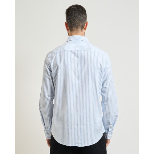 LV04RF100G C32 LS YD STRIPE OXFORD CLASSIC SHIRT