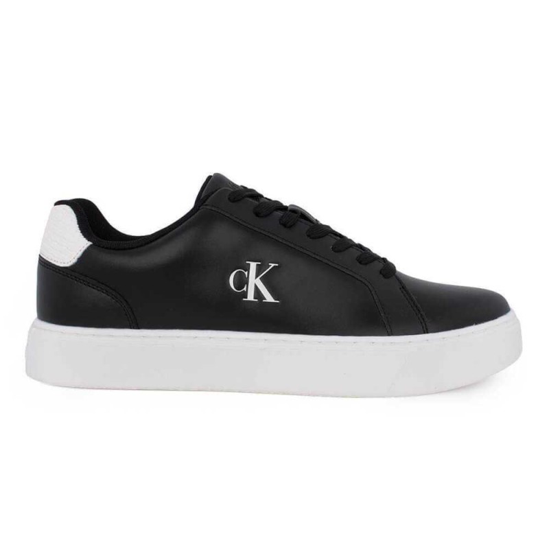 YM0YM01447 0GM CLASSIC CUP LACEUP LTH BT WOVEN