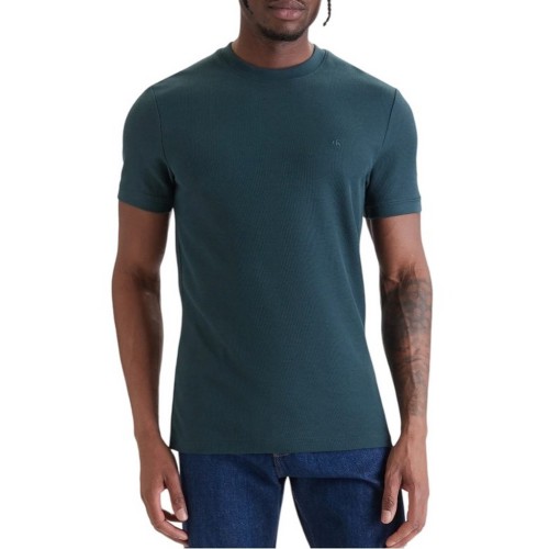 LV04RF206G PZM SS SLIM MICRO WAFFLE CREWNK TEE