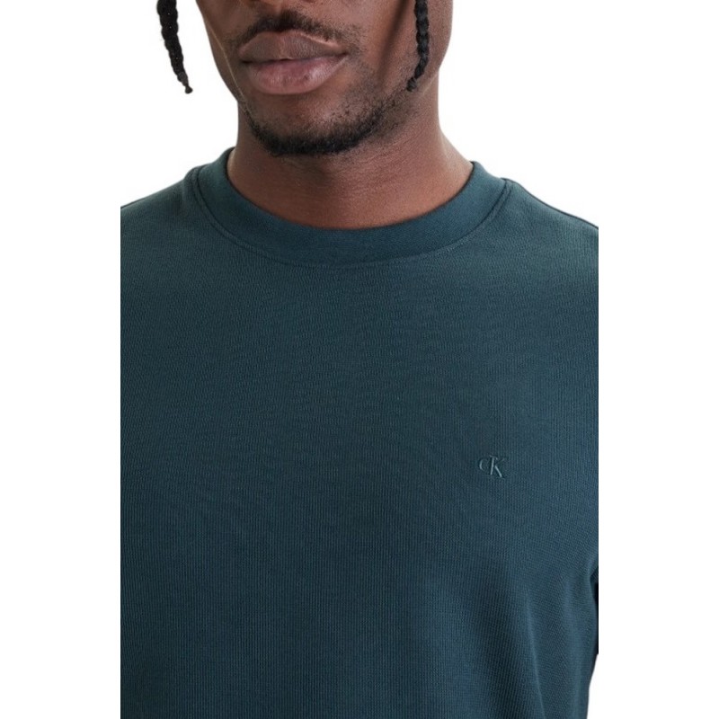 LV04RF206G PZM SS SLIM MICRO WAFFLE CREWNK TEE