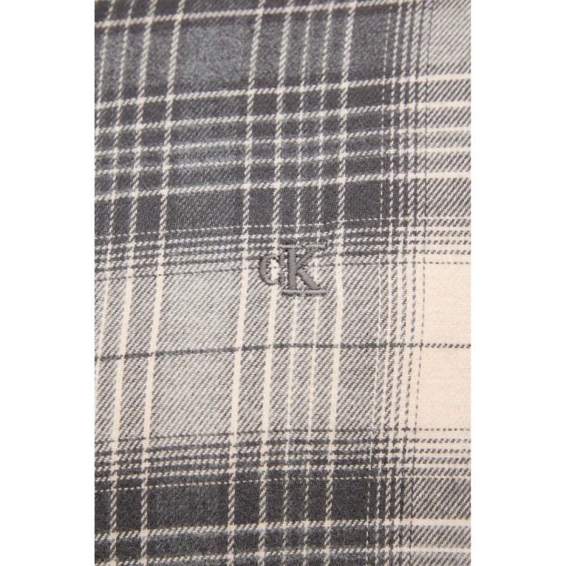 LV04RD105G 67U LS BRUSHED PLAID EASY SHIRT