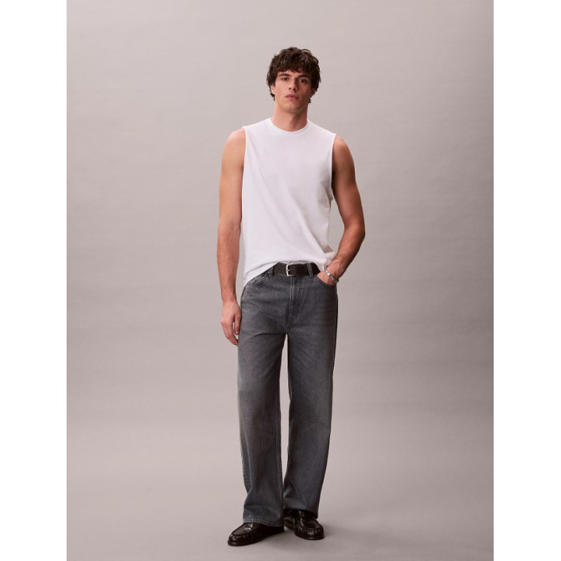 LV04RF273G YAF 30S JERSEY BADGE MUSCLE TANK