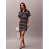 LV047G239G CEF SS STRIPE PIQUE POLO MINI DRESS