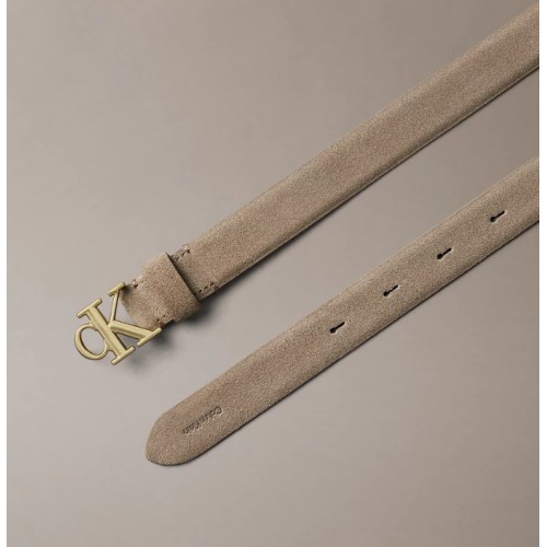 LV04F7079G VFU CK BUCKLE 25MM FIXED BELT SUEDE