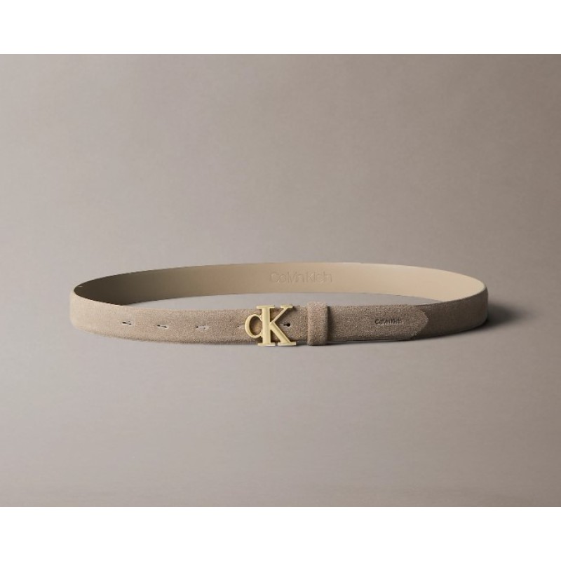 LV04F7079G VFU CK BUCKLE 25MM FIXED BELT SUEDE