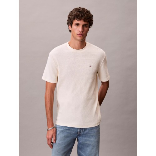 LV04RD008G F7J SS WAFFLE BADGE CREWNK TEE