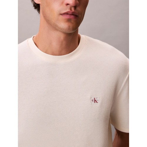 LV04RD008G F7J SS WAFFLE BADGE CREWNK TEE