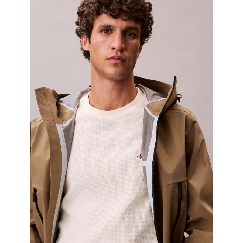 LV04RD008G F7J SS WAFFLE BADGE CREWNK TEE