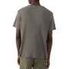 LV04RD008G LDY SS WAFFLE BADGE CREWNK TEE