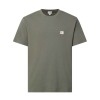 LV04RD008G LDY SS WAFFLE BADGE CREWNK TEE