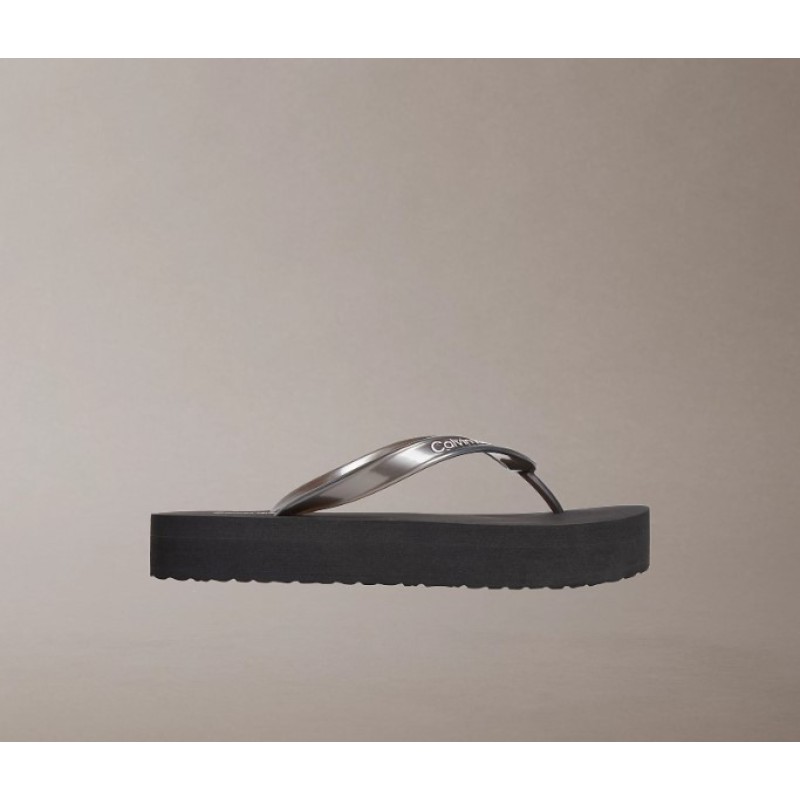 HW0HW03120 0GJ FLATFORM FLIP FLOP MET TPU