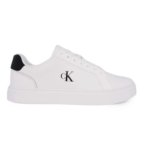 YM0YM01447 01W CLASSIC CUP LACEUP LTH BT WOVEN