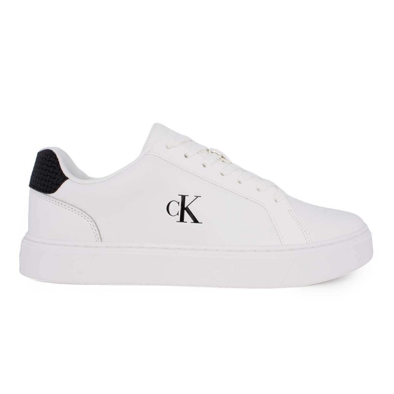 YM0YM01447 01W CLASSIC CUP LACEUP LTH BT WOVEN