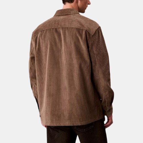 LV04RD106G PDK LS CORDUROY POCKET RELAXED SHIRT