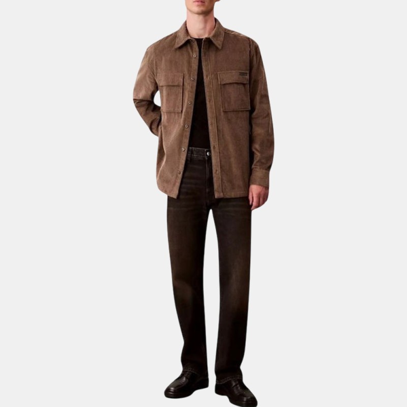 LV04RD106G PDK LS CORDUROY POCKET RELAXED SHIRT