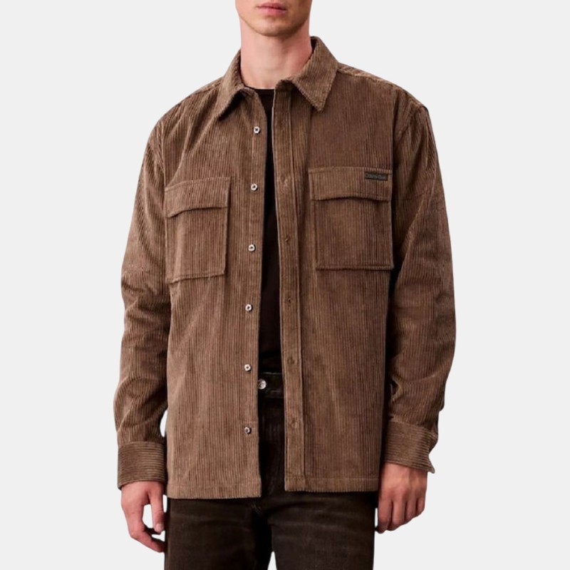 LV04RD106G PDK LS CORDUROY POCKET RELAXED SHIRT