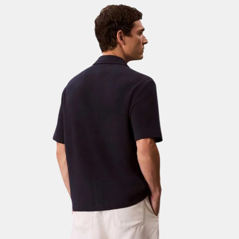 LV04RC247 UB1 SS HD COTTON WAFLE CAMP SHIRT