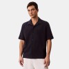 LV04RC247 UB1 SS HD COTTON WAFLE CAMP SHIRT