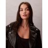 LV044C532G BAE FAUX LEATHER MOTO JACKET W/BELT