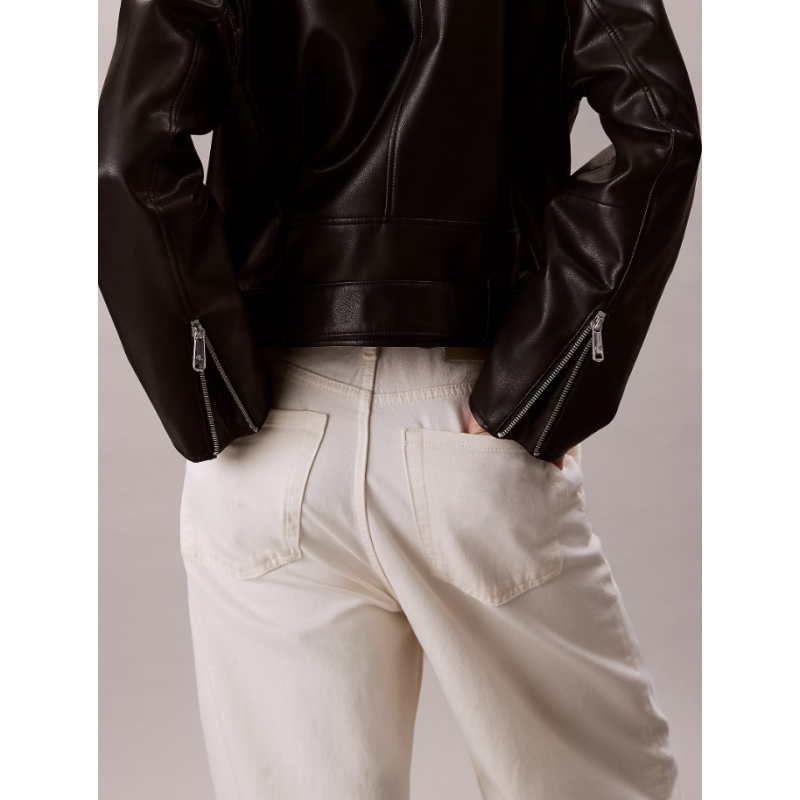 LV044C532G BAE FAUX LEATHER MOTO JACKET W/BELT