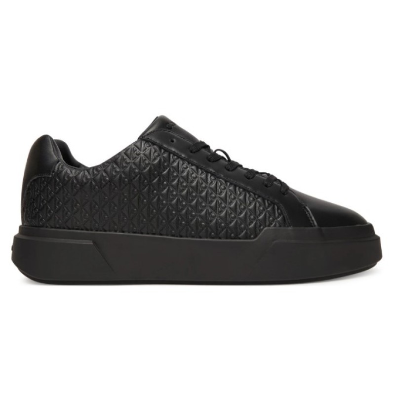 YM0YM01383 0GJ CHUNKY CUPSOLE LACEUP LTH AOP