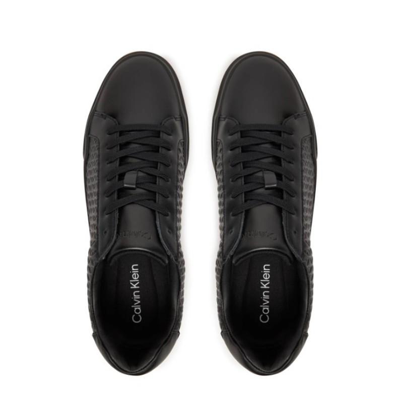 YM0YM01383 0GJ CHUNKY CUPSOLE LACEUP LTH AOP