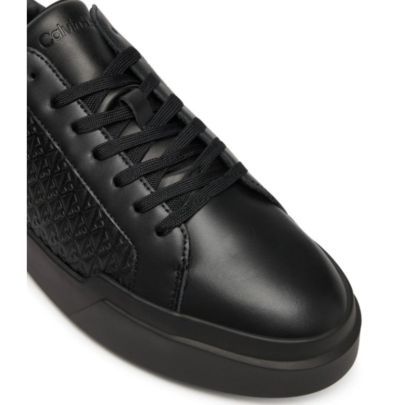 YM0YM01383 0GJ CHUNKY CUPSOLE LACEUP LTH AOP