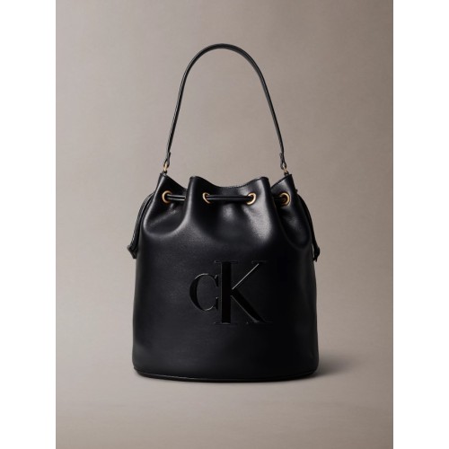 LV04F3232G UB1 RAISED CK LARGE BUCKET BAG