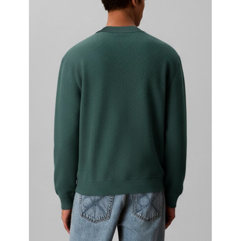 LV04RD313G YNK LS EZ COTTON WAFFLE CRWNK SWTR