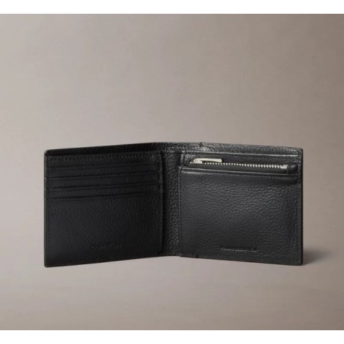 LV04D1028G UB1 CK LEATHER BILLFOLD W ZIP COIN