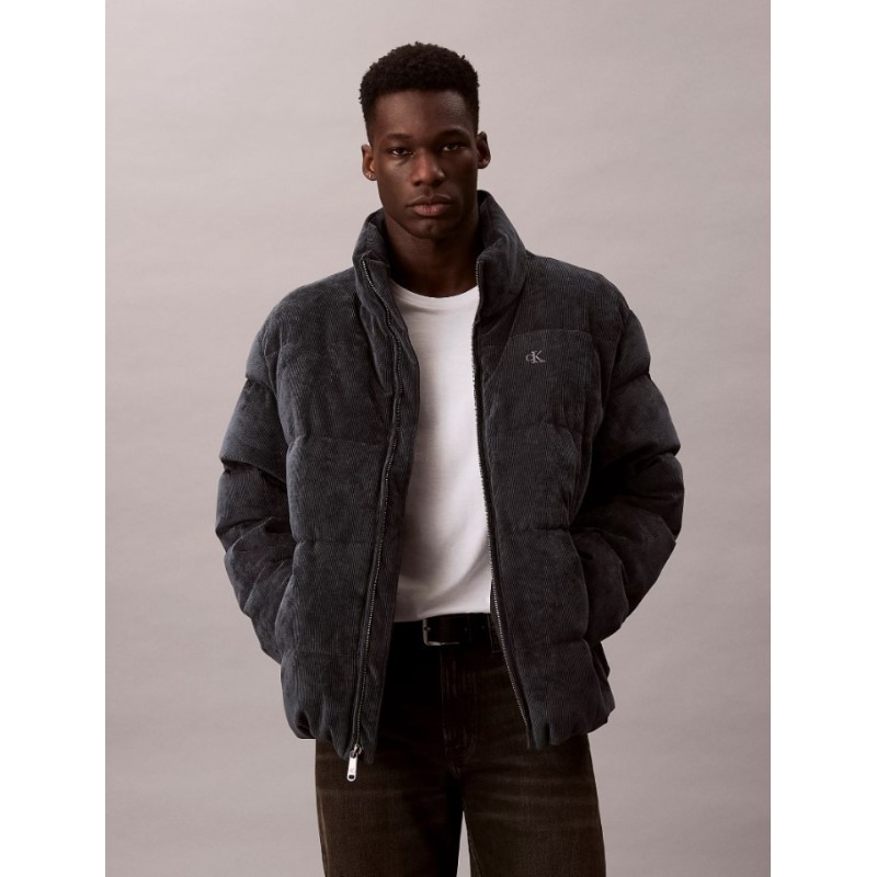 LV04RD501G 33C LS CORDUROY MID WT PUFFER JACKET