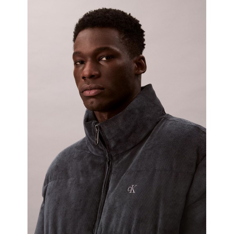 LV04RD501G 33C LS CORDUROY MID WT PUFFER JACKET