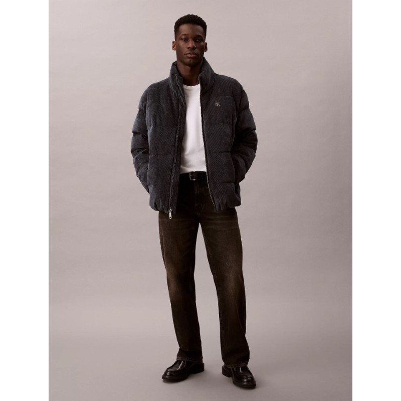 LV04RD501G 33C LS CORDUROY MID WT PUFFER JACKET