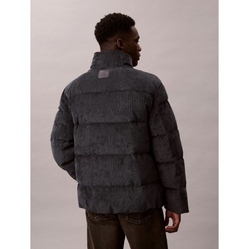LV04RD501G 33C LS CORDUROY MID WT PUFFER JACKET