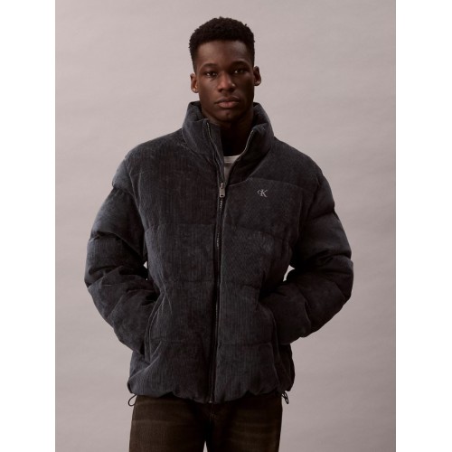 LV04RD501G 33C LS CORDUROY MID WT PUFFER JACKET