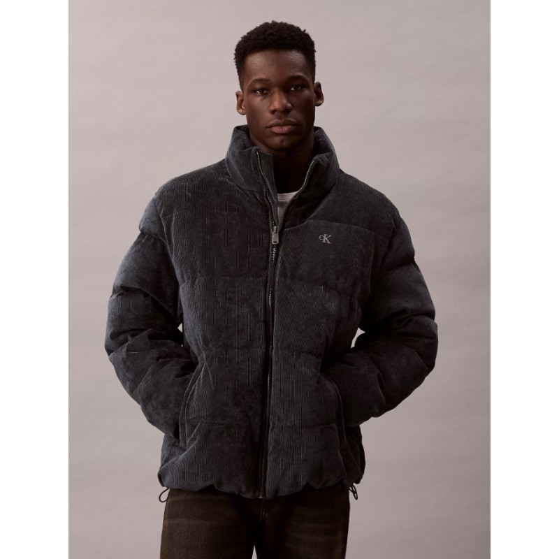 LV04RD501G 33C LS CORDUROY MID WT PUFFER JACKET